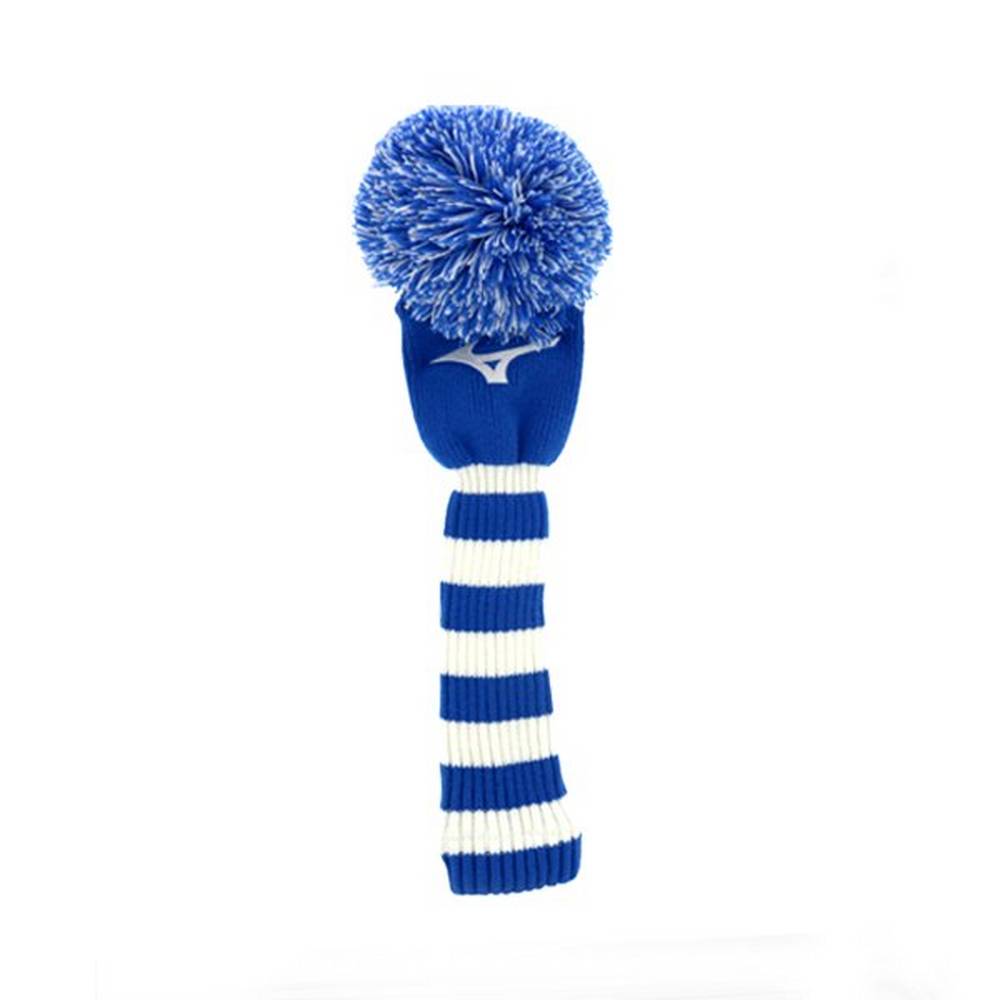 Womens Mizuno Knit Pom Driver Headcover Blue/White Philippines (HYAGVU478)